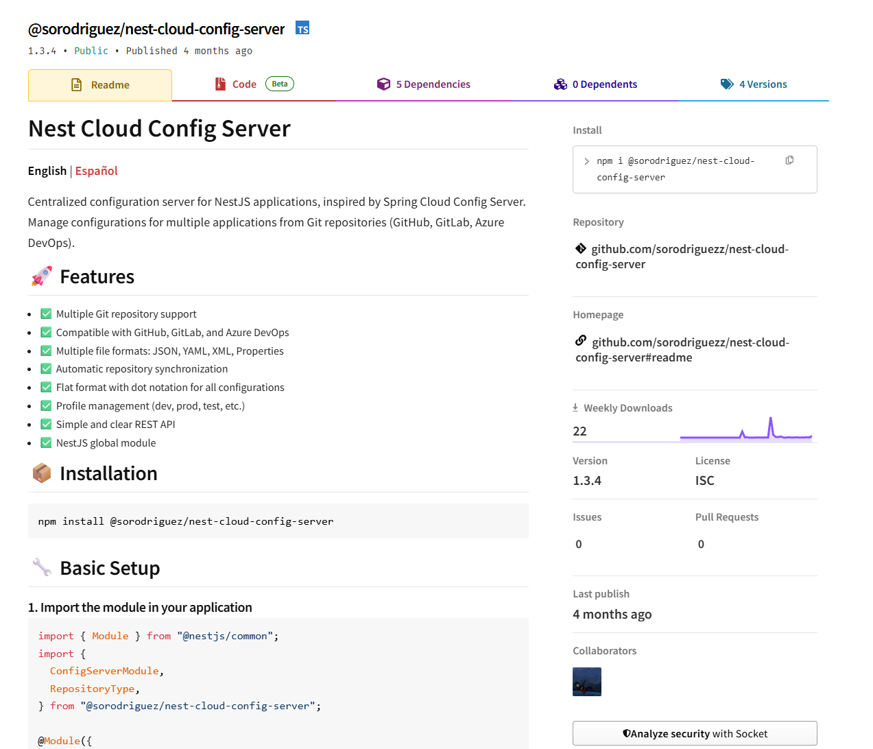 Nest Config Server